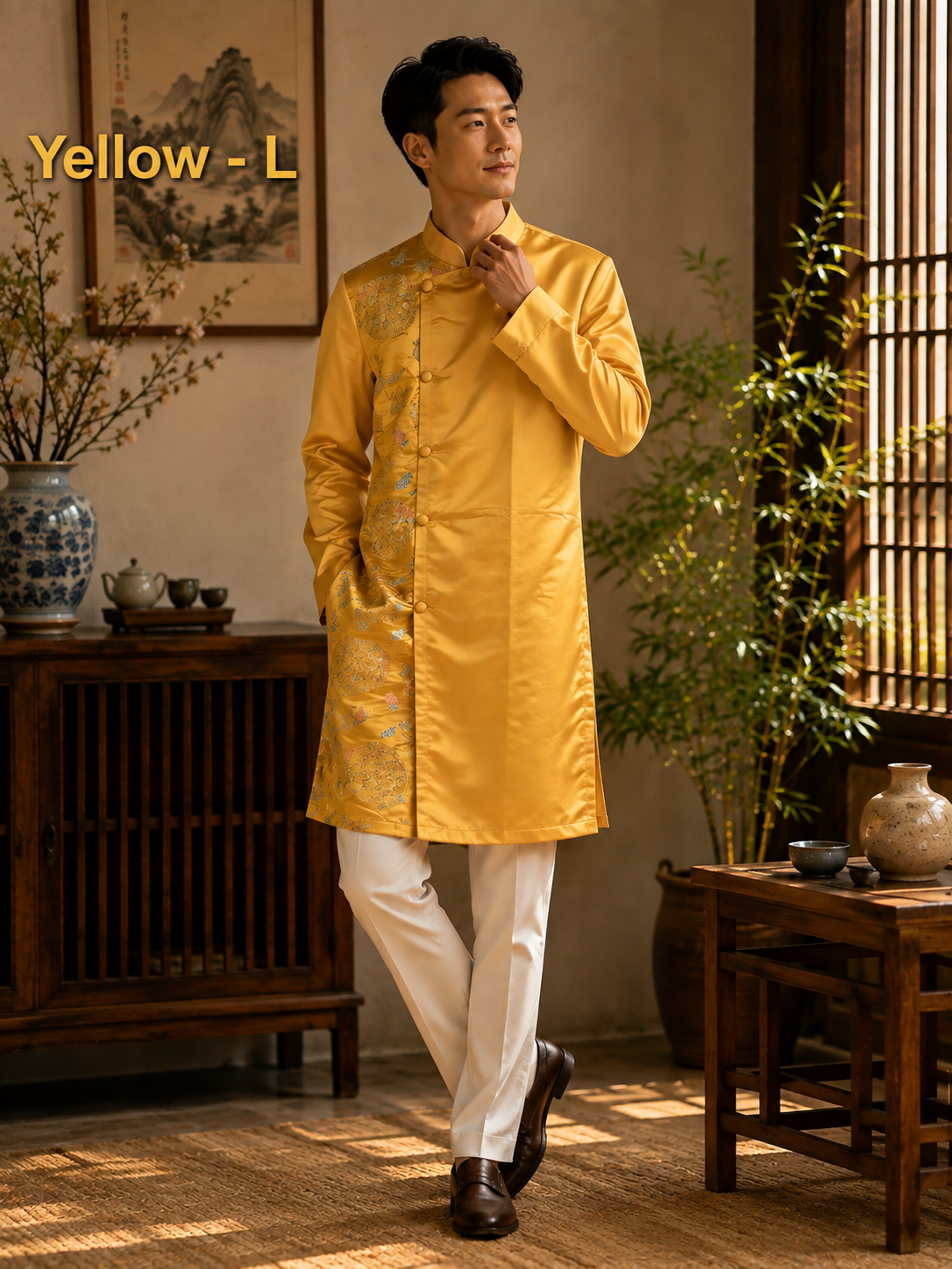 Men’s Ao Dai Heritage Brocade Collection 1