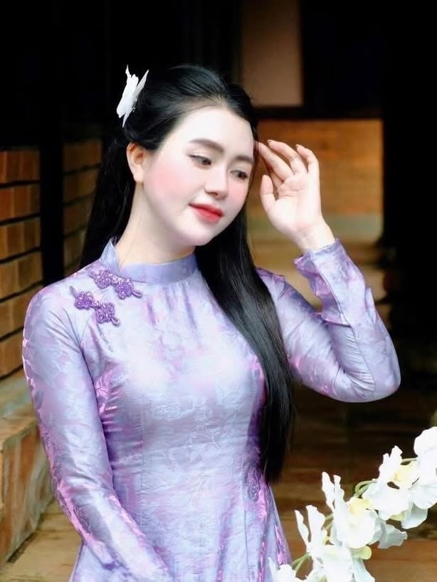 Tencel Silk Ao Dai Set – Light Purple