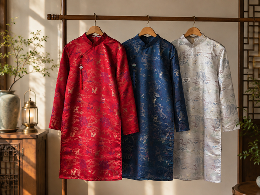 Men’s Ao Dai – Heritage Landscape Collection Gấm Sơn Thủy