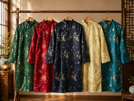 Men’s Ao Dai Imperial Heritage Brocade Collection Gấm Cung Đình