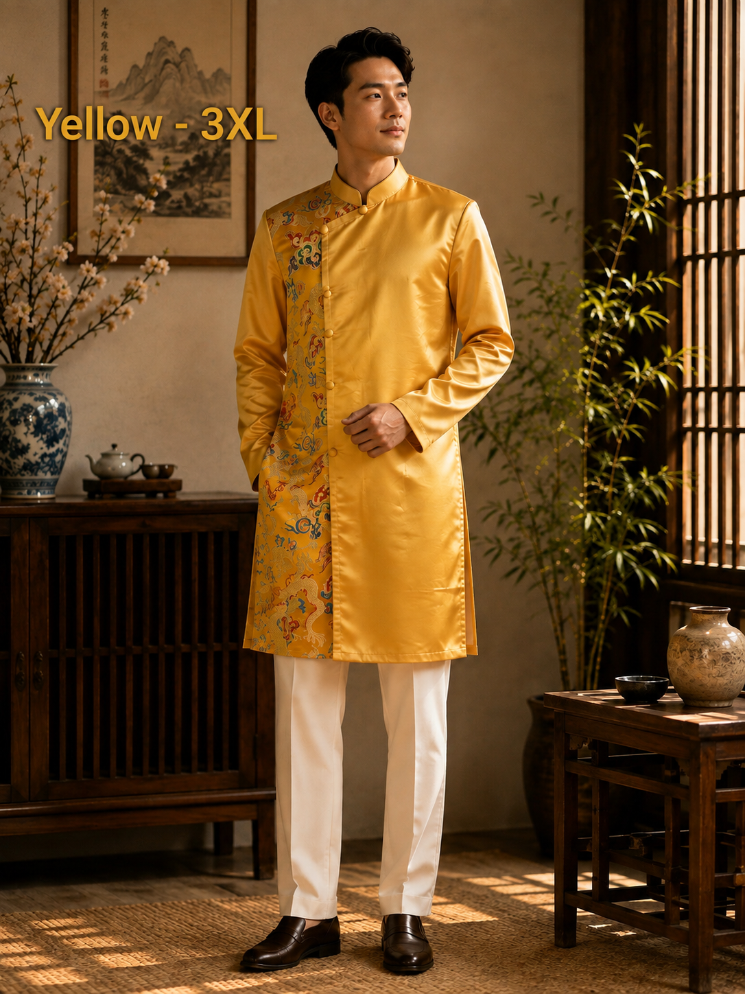 Men’s Ao Dai Heritage Brocade Collection 1