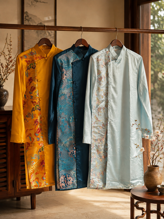 Men’s Ao Dai Heritage Brocade Collection 1
