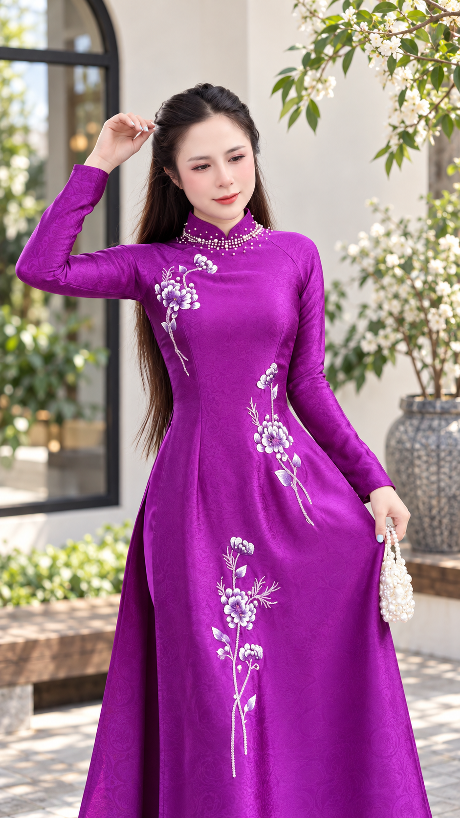 Traditonal Indo Silk - Hue Purple